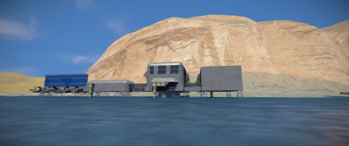 Blueprint Main Base (Pressurized) Starter Space Engineers mod