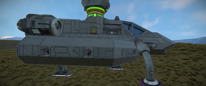 Blueprint Chasseur phéphé Space Engineers mod