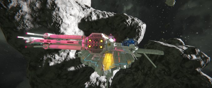 Blueprint B Wing Fighter Space Engineers mod
