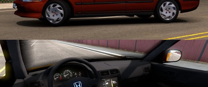 Trucks [ATS] Honda Civic iES (1.39.x) American Truck Simulator mod