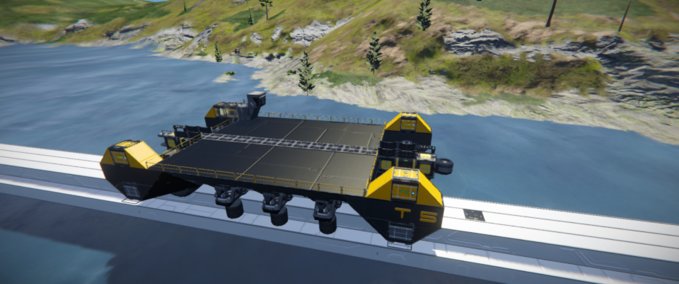 Blueprint Flat car T5 Space Engineers mod