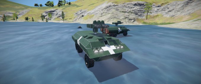 Blueprint Greyhound recon vehicle _1 Space Engineers mod