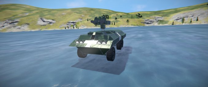 Blueprint Greyhound recon vehicle Space Engineers mod