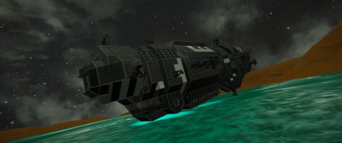 Blueprint UNSC MARATHON CLASS Space Engineers mod