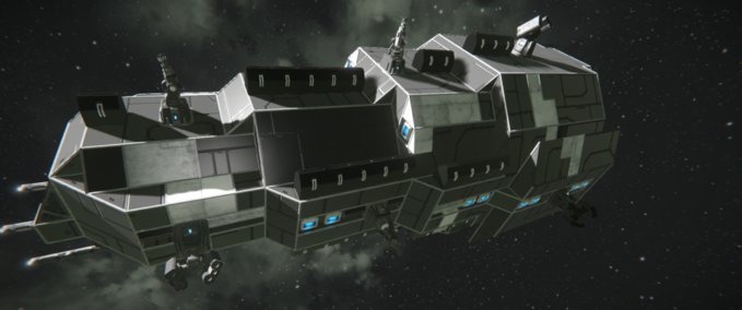 Blueprint UNSC HALCRYON CLASS Space Engineers mod