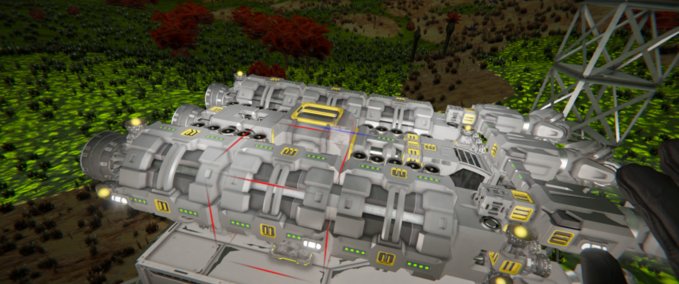 Blueprint Orbital Miner Space Engineers mod