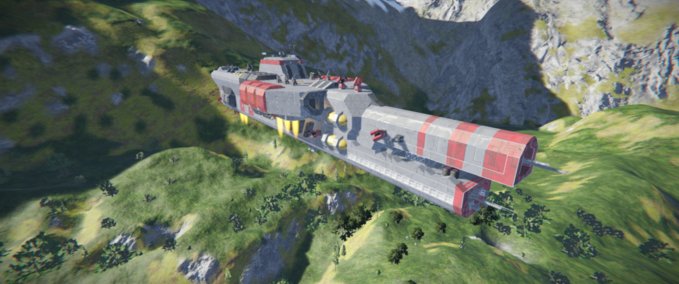 Blueprint The type 38-d Athens class crusier Space Engineers mod