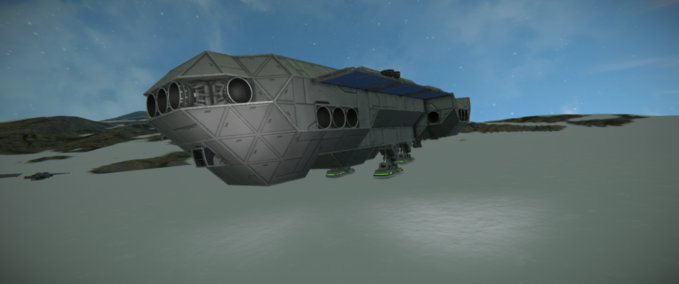 Blueprint Cargo hauler Space Engineers mod