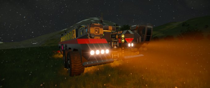 Blueprint Fish cargo rover mkII Space Engineers mod