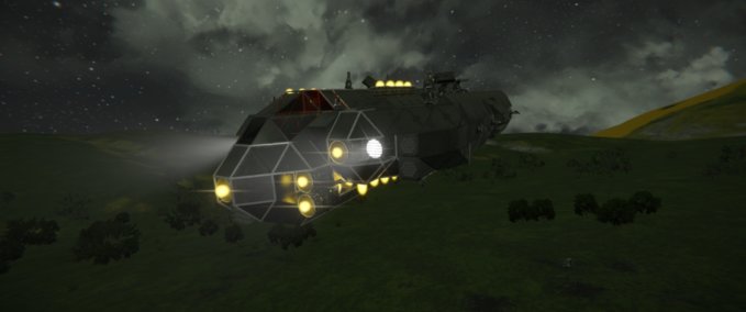 Blueprint Fish light assault ship mk3 Space Engineers mod