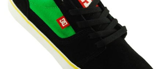 Gear DC Black / Green / Yellow shoes Skater XL mod