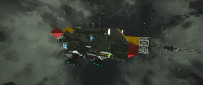 Blueprint UIN CST-112 USNS FORESTER Space Engineers mod