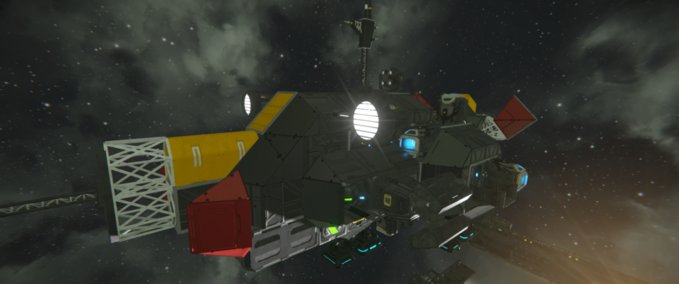Blueprint UIN CST-488 USNS BAYHILL Space Engineers mod