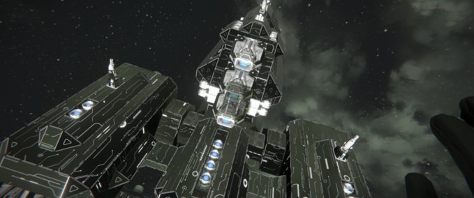 Blueprint Twin cruiser Space Engineers mod