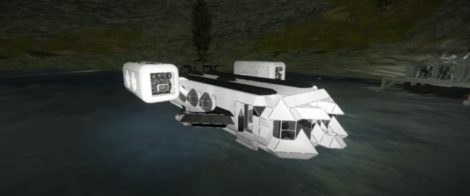 Blueprint SpF Luxery transport Serialkilla2ez Space Engineers mod