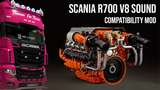 SCANIA R700 V8 Open Pipe Sound Compatibility [1.39] Mod Thumbnail