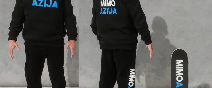 Fakeskate Brand Mimoazija Brand Pack Skater XL mod