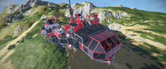 Blueprint Pirate Heavy Exploration Ship Space Engineers mod
