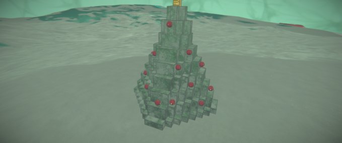 Blueprint chrismas tree Space Engineers mod
