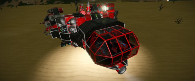 Blueprint Pirate Heavy Exploration Ship Space Engineers mod