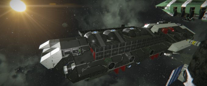 Blueprint Encounter small cargo vessel MK 2 Space Engineers mod