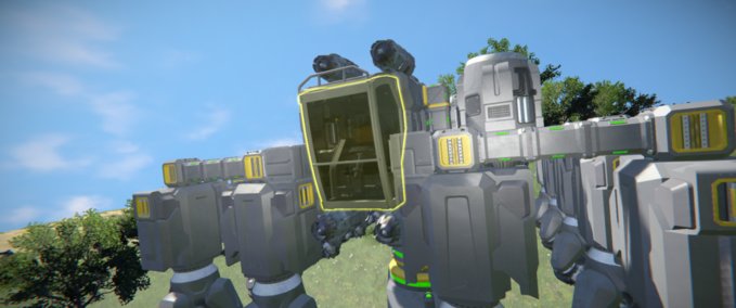 Blueprint Heavy miner Space Engineers mod