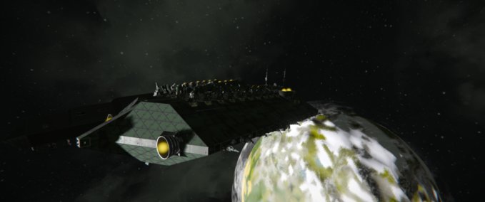 Blueprint Heavy corvette badger Space Engineers mod