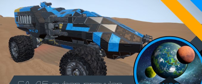 Blueprint WCO GA-45 Cyber Prowler Space Engineers mod