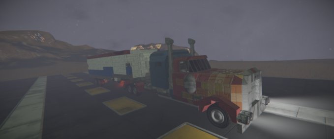 Blueprint Armed Westernstar Semi Space Engineers mod
