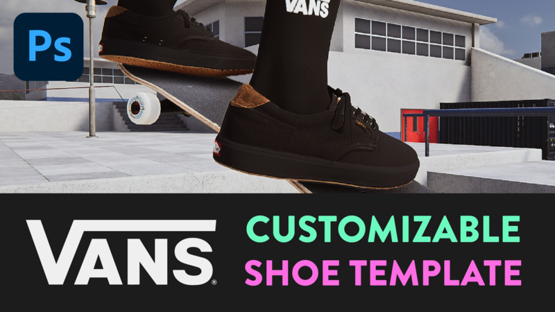 Skater Vans | Customizable Shoe Template v 1.0.0 Gear, Real Brand, Fakeskate Brand, Shoes für Skater XL