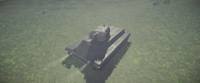 Blueprint AA Panzer 2 Space Engineers mod