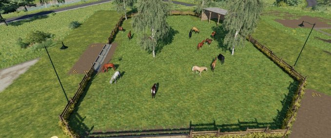 Objekte Big Horse Stable Landwirtschafts Simulator mod