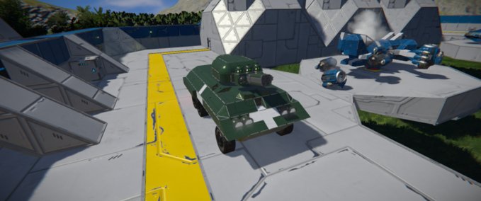 Blueprint Greyhound MK2 Space Engineers mod