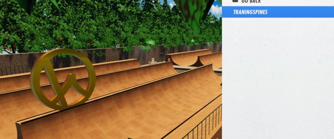 Map Crits Traning Spines Skater XL mod