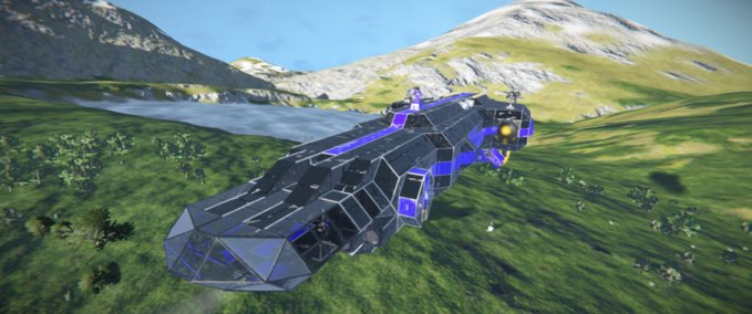 Blueprint GMF Zues-class heavy frigate Space Engineers mod