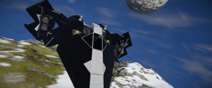 Blueprint Stealth fighterbomber Space Engineers mod