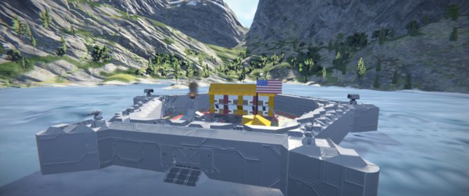 Blueprint Old Star Fort Space Engineers mod