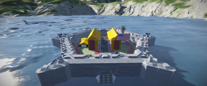 Blueprint Large star fort Space Engineers mod