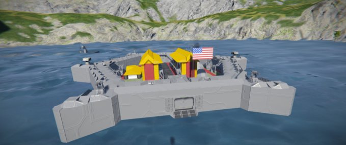 Blueprint Large star fort Space Engineers mod