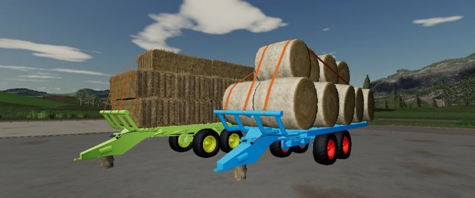 Ballentransport T088 Bale Trailer Landwirtschafts Simulator mod