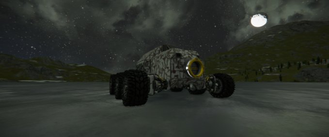 Blueprint 6 Wheel Rover Space Engineers mod