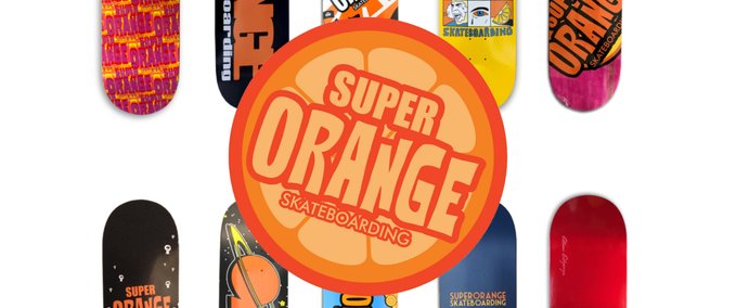 Other Super Orange Deck Pack Skater XL mod