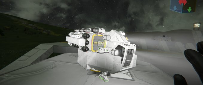 Blueprint cargo ship 1 Space Engineers mod