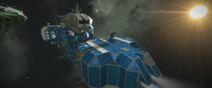 Blueprint Encounter severed blue bow Space Engineers mod