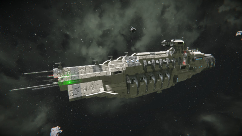 Space Engineers: DX9 Mastodon Battlecruiser v 1.0 Blueprint, Ship, Base ...