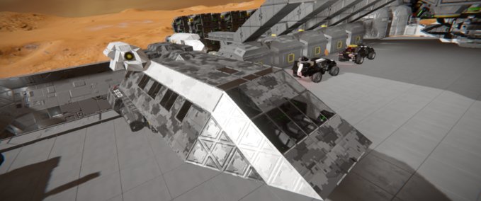 Blueprint SSD Maco shuttle Space Engineers mod