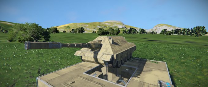 Blueprint Jagdpanther 223 Space Engineers mod