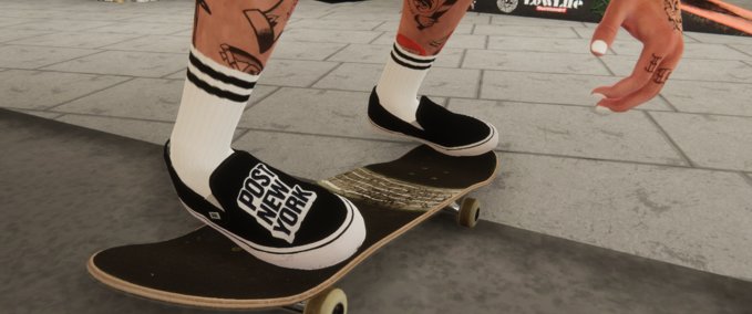 Gear Post New York Vans Slip-Ons Skater XL mod