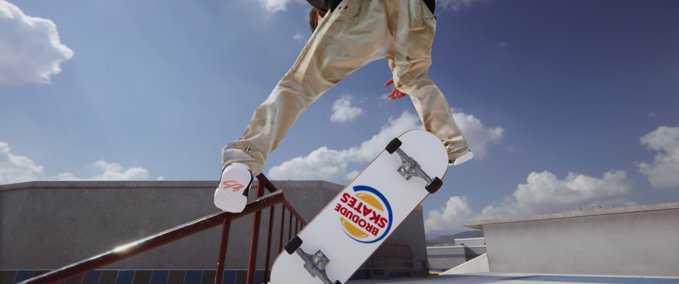 Gear BroDude Skates Beer & Fast Food Decks Skater XL mod