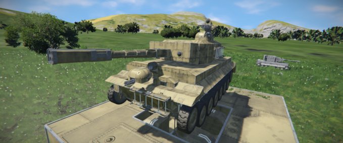 Blueprint TIGER 1 (Remake) Space Engineers mod